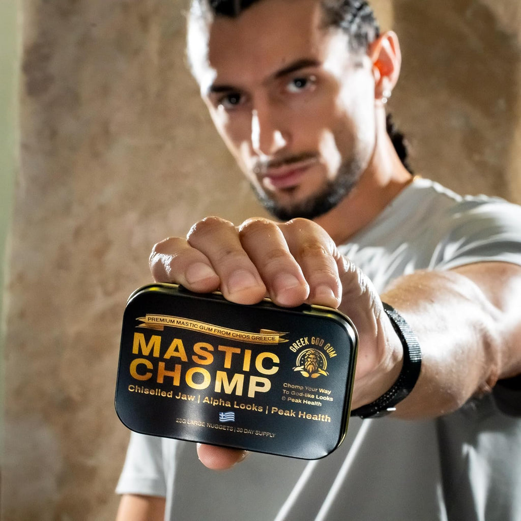 Chios Mastic Gum 25G- Jaw Trainer & Reusable Natural Chewing Gum - Pure 100% Natural Greek Resin - Long Lasting Sugar Free Jawline for Looksmaxxing