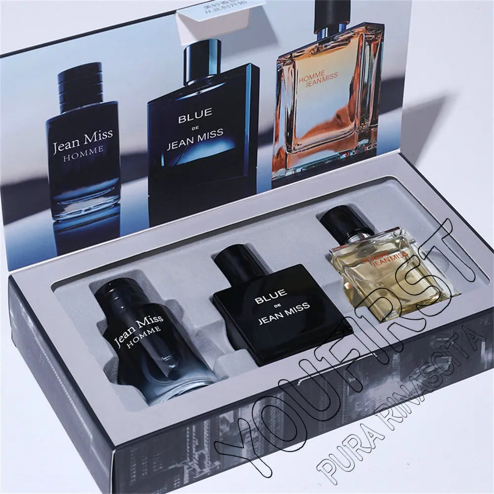 High Quality Men Perfume Hombre 90Ml Gift Box 3Pcs Set Colognes Scent Fascination Man Perfumes Masculinos Lasting Parfum Heren