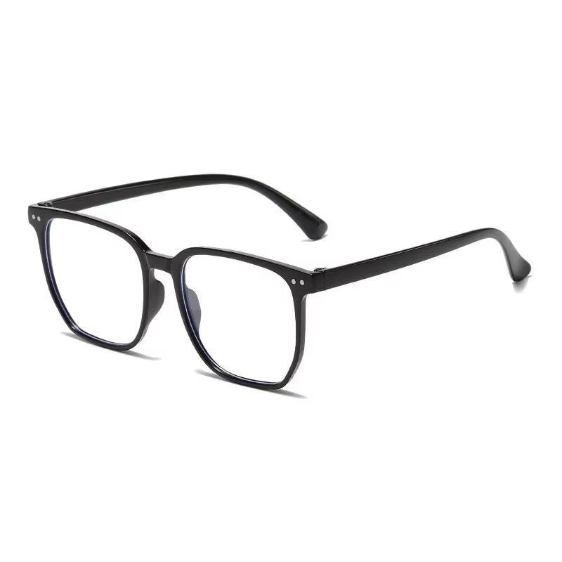 3Pcs Unisex Square Frame Blue Light Blocking Glasses - Stylish Campus Look, Face-Flattering Optical Eyewea